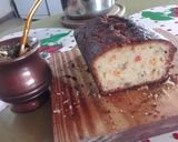 Foto del paso 5 de la receta: Budín de naranja con aceite y frutas secas y abrillantadas para Navidad