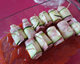 Foto del paso 2 de la receta: Rollitos de calabacín y bacon