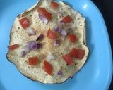 A picture of step 3 of Masala Papad.