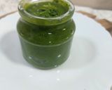A picture of step 2 of Green garlic chattny.