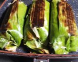 Foto langkah ke 4 dari resep Nasi bakar ayam suwir jamur.