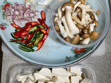 Oseng Tahu Jamur Pedas