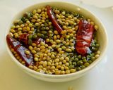 A picture of step 4 of Healthy banana flower paruppu /dal usili.