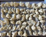 A picture of step 2 of Roasted Cauliflower with Crispy Parmesan.