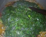 A picture of step 8 of Pumpkin leaves and wild spinach #mymomsrecipe #authormarathon.