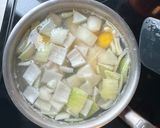 A picture of step 3 of ABC Soup (Chinese Chicken Stew).
