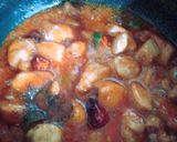 A picture of step 4 of Chicken Chilli Gravy with Egg Fried Rice!.