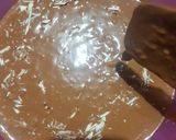A picture of step 1 of Eid special chocolate fudge cake🎂.