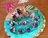 Foto del paso 11 de la receta: 🏖Tarta vacaciones 🏖con bizcocho de pistacho