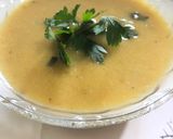 A picture of step 10 of Yellow Lentil Soup with Rice.