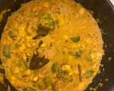 A picture of step 6 of Paneer capsicum gravy.