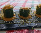 Foto del paso 13 de la receta: Calabacín relleno de gambitas rojas