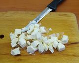 Sajtos, tojásos kenyérkockák recept fázis 4 fotója