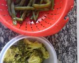 Foto del paso 1 de la receta: Pizza napolitana de brócoli y chaucha 💃