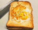 Foto langkah ke 4 dari resep Roti Panggang Telur Keju Lumer (Air Fryer).