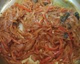 A picture of step 9 of Kerala style Beef fry with Malabar Paratha.