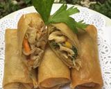 Foto langkah ke 6 dari resep Lumpia Sayur dan Jamur.