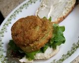 A picture of step 4 of Vegan Fried Green Tomato Sandwich.