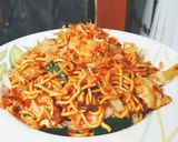 Foto langkah ke 4 dari resep Mie tek tek pedas.
