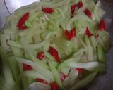 Foto langkah ke 4 dari resep Tumis Labu Siam.