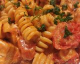 Une image de l'étape 9 de Fusilli sautées au poulet et ses épices ou pâte au poulet 😊.
