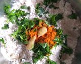 A picture of step 1 of Desi Methi masala parota.