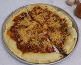 Foto langkah ke 7 dari resep Lazy Pizza (No Knead).