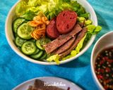 Hình bước làm 4 của món Bún Nem Chả Nước Tương