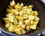 Foto del paso 4 de la receta Patatas con majado de almendras {receta vegana}