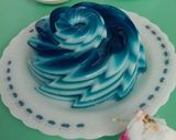 Foto langkah ke 7 dari resep Puding Susu Bunga Telang.