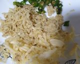 A picture of step 1 of Green onion paratha.
