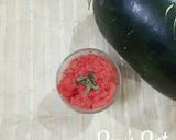 A picture of step 4 of Watermelon Granita.