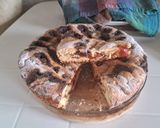 Foto del paso 12 de la receta: Pasta frola de membrillo y chocolate con saborcito a miel