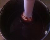A picture of step 1 of Eggless Chocolate biscuit pudding.