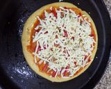 A picture of step 3 of No Yeast Pizza.