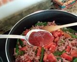 Foto del paso 3 de la receta: Carne picada con verduras y un poco de arroz hervido