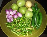 Foto langkah ke 1 dari resep Sambal Lado Cabai Hijau.