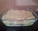 Une image de l'étape 13 de Crumble courgettes, chèvre et lardons au MCC.