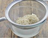 A picture of step 1 of Rice Kheer.