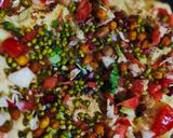 A picture of step 2 of Masala papad with moong moth.