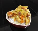 A picture of step 5 of Cabbage And Ham.