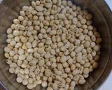 A picture of step 1 of Soyabean Dal Masala Chat.
