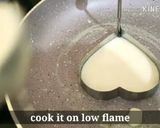 A picture of step 5 of Heart Shaped Eggless Fluffy Strawberry Pancakes.