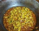 A picture of step 5 of Valachi bhaji.