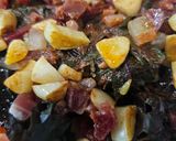 Foto del paso 6 de la receta: Acelgas rojas con jamón