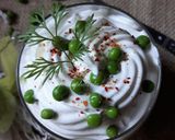 Une image de l'étape 4 de Cappuccino de petits pois.