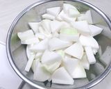 Foto langkah ke 5 dari resep Kkakdugi kimchi lobak resep asli Korea.