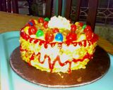 A picture of step 8 of Vanilla Crunch Cake.
