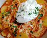 Foto del paso 10 de la receta: Heura con patatas y huevo poché