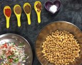 A picture of step 1 of Gol Gappay.